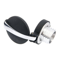 Monza Fuel Cap Kit for Triumph and HD - Black/Contrast Polished